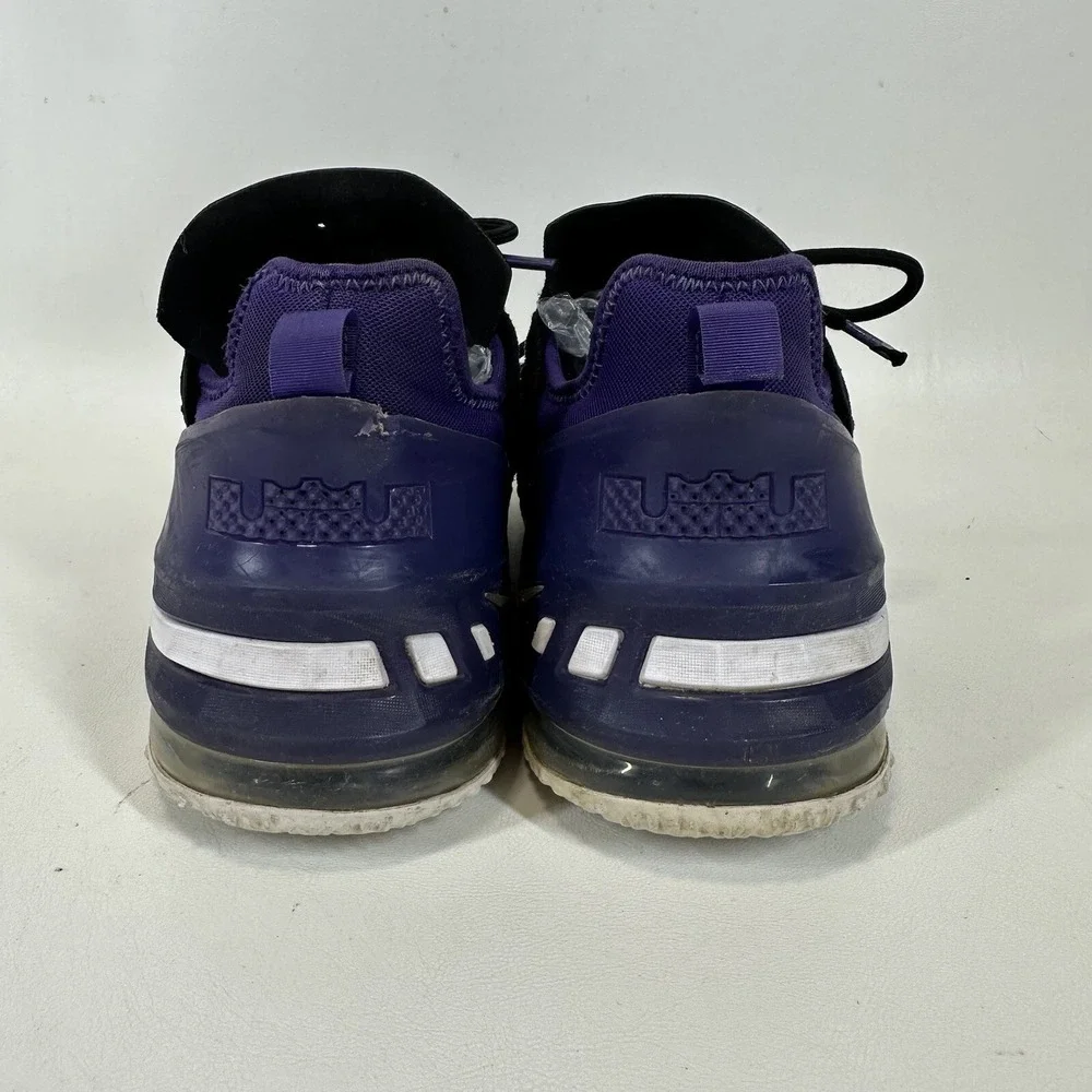NIKE LEBRON JAMES XVIII Lakers CW2760-004 Basketball Shoes Black Youth Size 7‎ Y